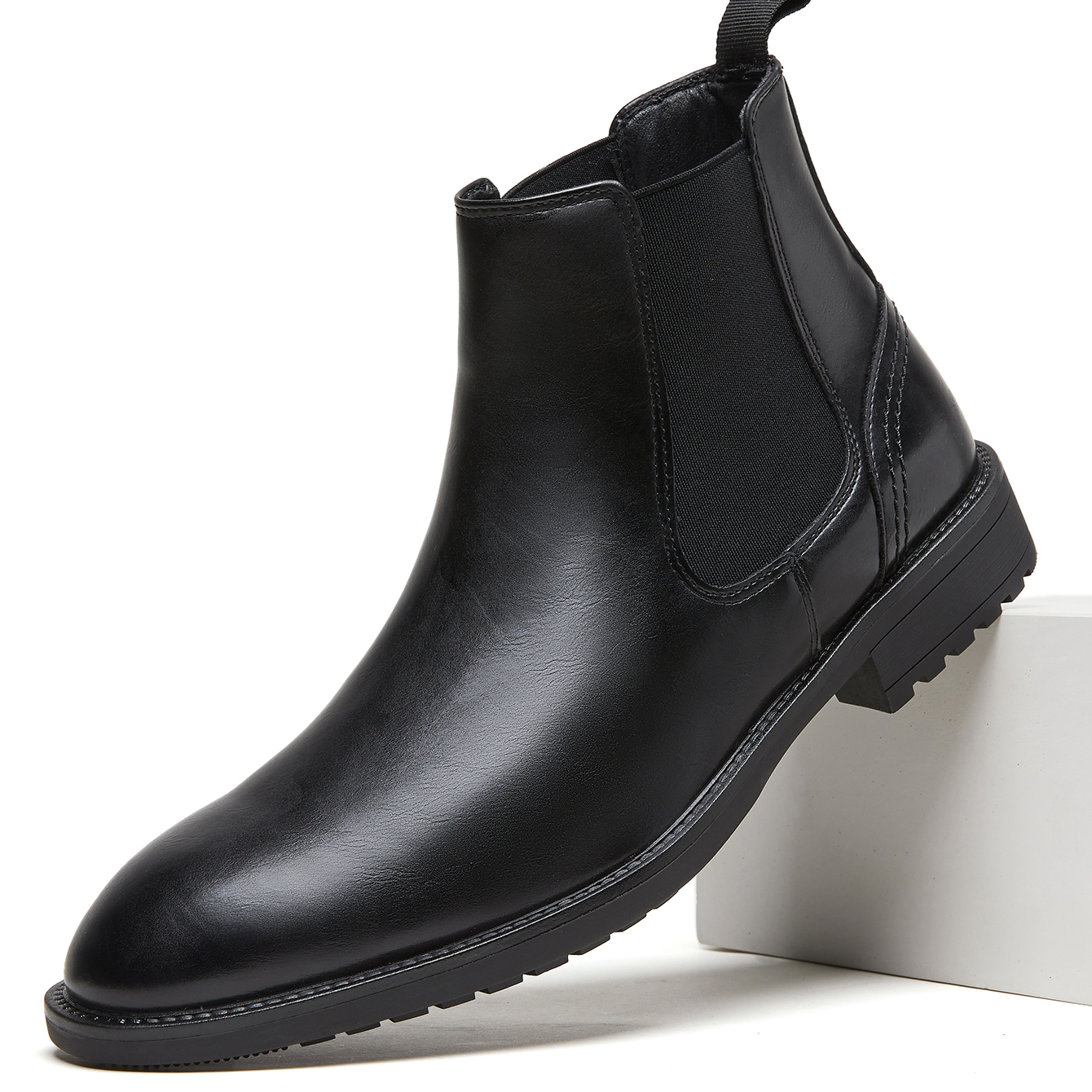 Men Leather Chelsea Boots Slip - огляд і ціна Men'S Formal Wear