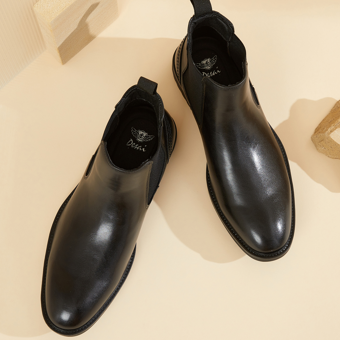 Men Leather Chelsea Boots Slip - огляд і ціна Men'S Formal Wear