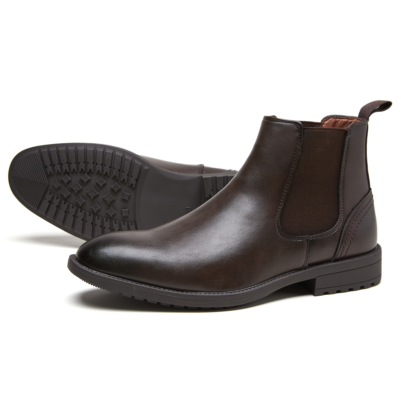 Men Leather Chelsea Boots Slip - огляд і ціна Men'S Formal Wear