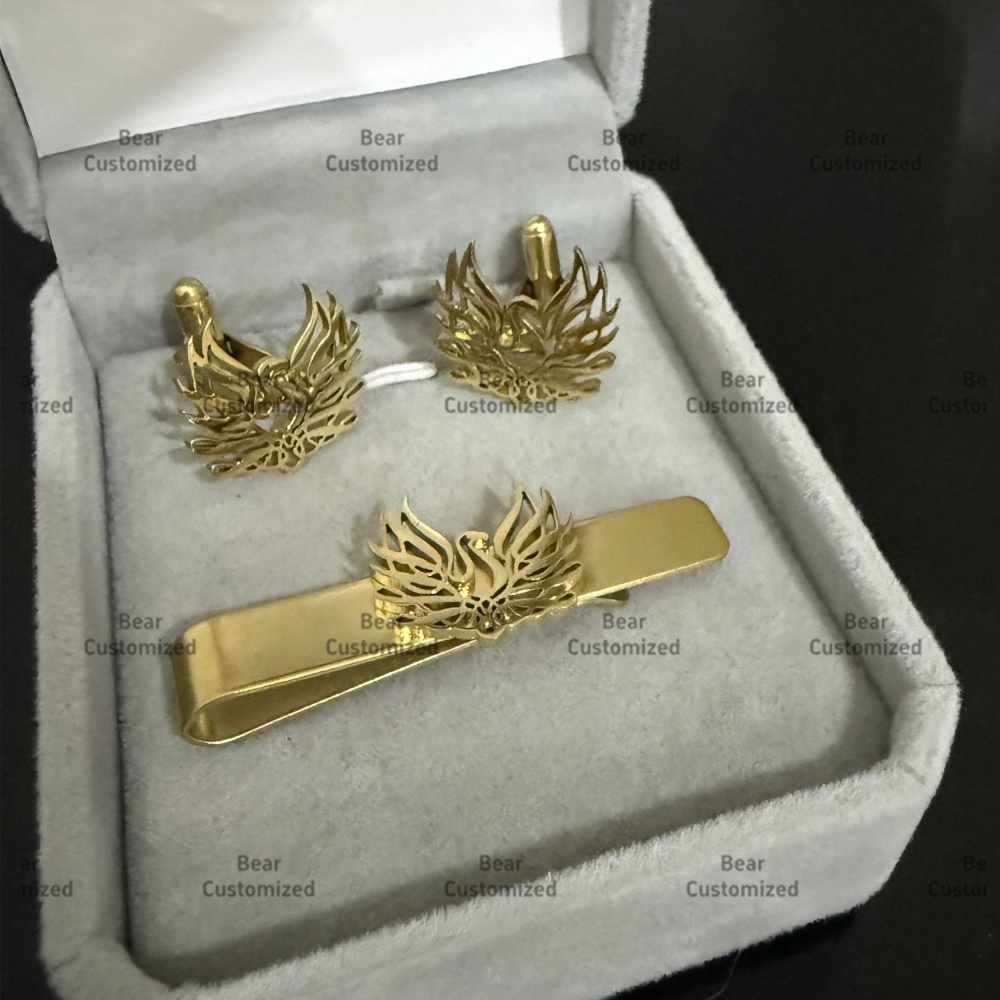 Custom Cufflink Tie Set Bar Pe - огляд і ціна Men'S Formal Wear