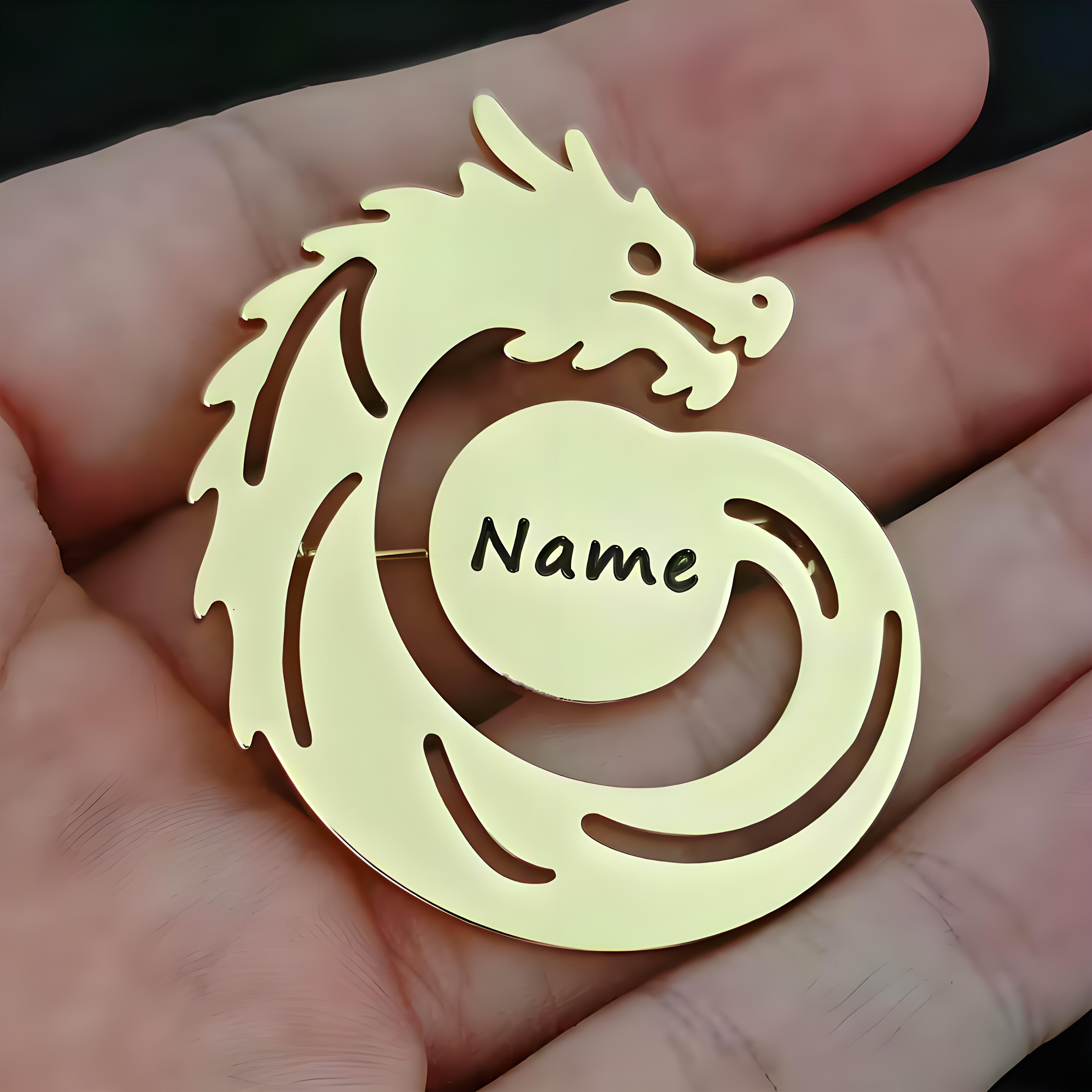 Custom Name Dragon Brooch, Per - огляд і ціна Men'S Formal Ethnic Wear