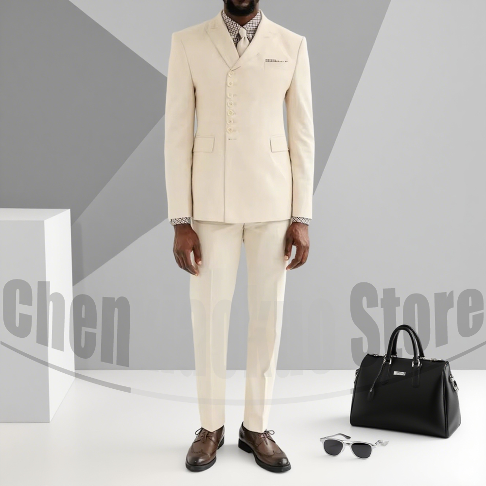 Men's Single Breasted Suit Set - огляд і ціна Unique Men'S Formal Wear