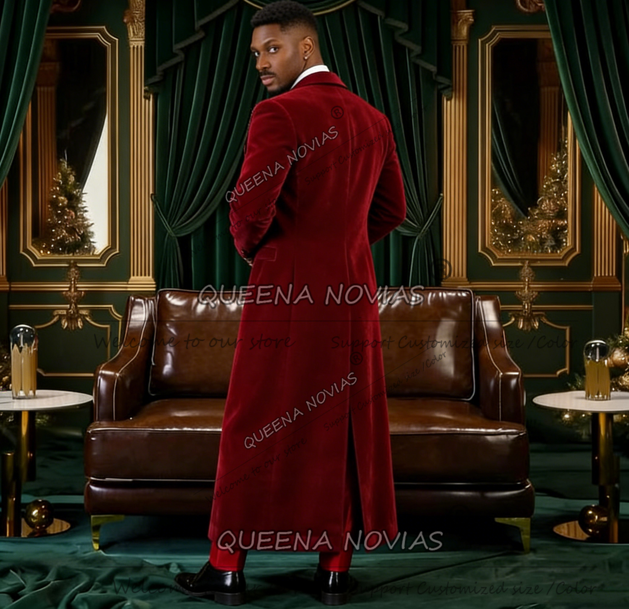 Unique Design Men Suit Long Cu - огляд і ціна Unique Men'S Formal Wear