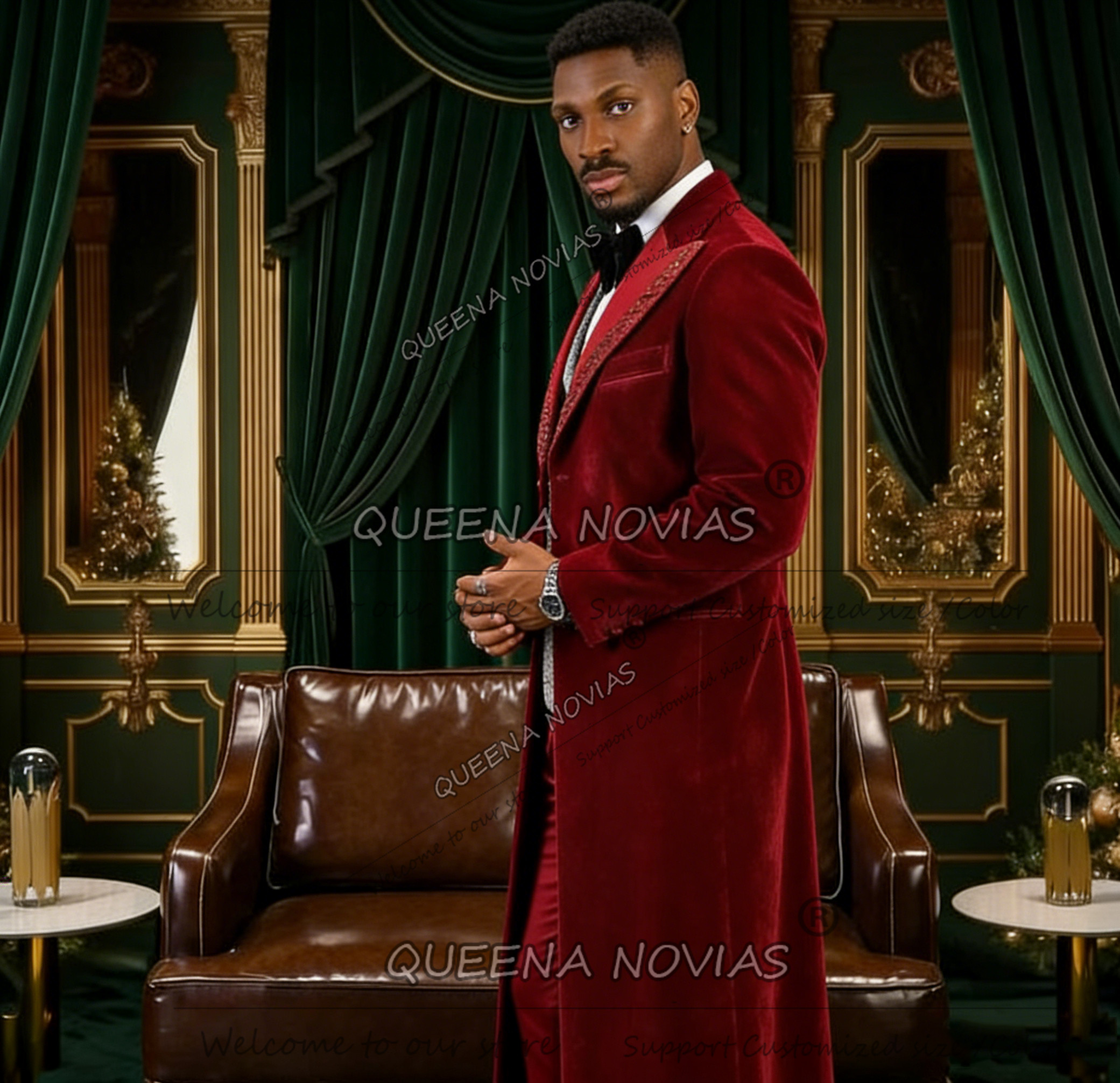 Unique Design Men Suit Long Cu - огляд і ціна Unique Men'S Formal Wear