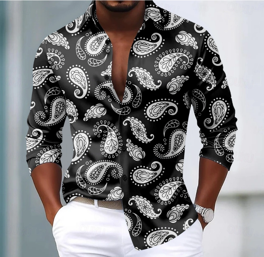 Men's Paisley Floral Print Eth - огляд і ціна Men'S Formal Ethnic Wear